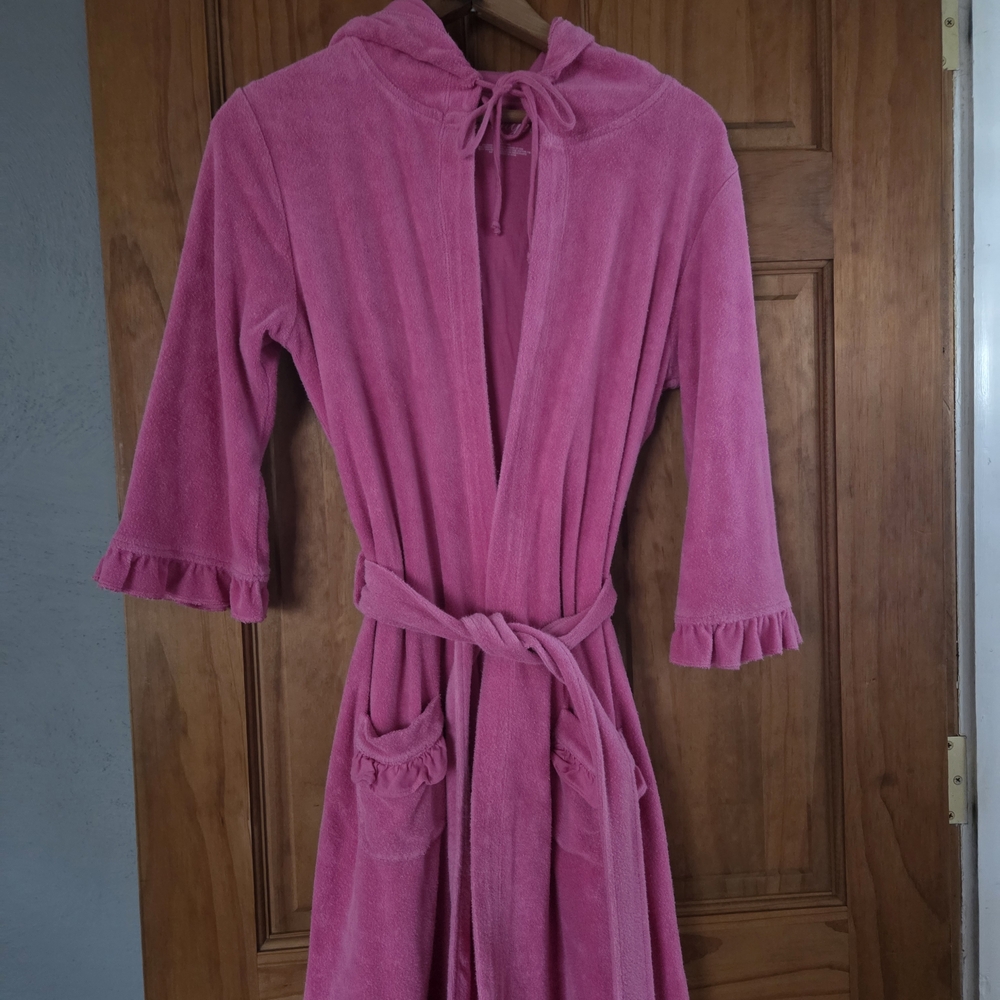 Victoria's Secret Pink Ruffle Robe